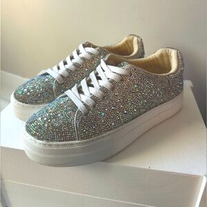 COPY - Betsey Johnson Sidney Rhinestone sneaker